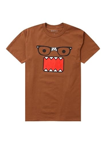 Hot Topic Domo Nerd Face T-Shirt Brown MD - Image 1