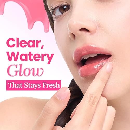 Peripera Mood Glowy Tint, Watery Glow Finish, Buildable Fresh Color, Lightweight, Long-Lasting, Non-Sticky, Korean Lip Tint (03 JUICY PEACH) thumbnail 3