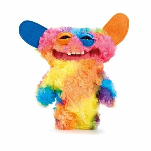 Fuggler 22cm Rainbow Fur Grin Grin - Stuffed Animal - Image 1