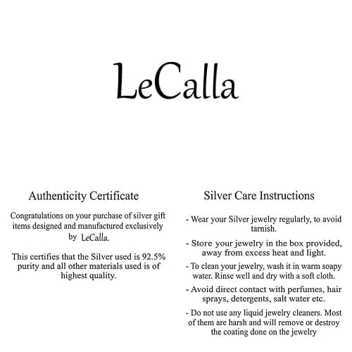 LeCalla Sterling Silver Jewelry Texture Moments Charm Pendant Necklace for Women thumbnail 5