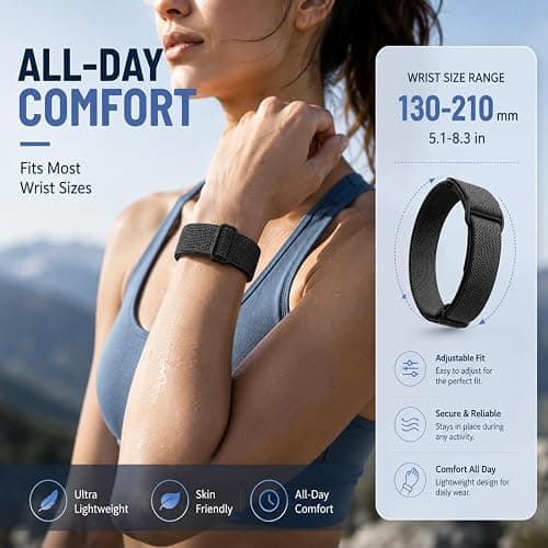 Band for Google Fitbit Air, Breathable Replacement Sport Strap with Classic Buckle, Water & Sweat Resistant, Adjustable Replacement Strap Compatible with Google Fitbit Air Fitness Tracker thumbnail 2