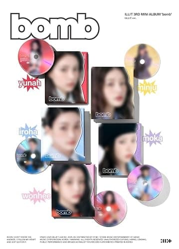 ILLIT 3rd Mini Album [bomb] GLLIT Version (WONHEE) thumbnail 2
