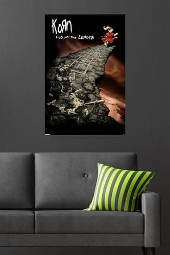 Korn - Follow The Leader Wall Poster, 34L" x 22.4W", Unframed Version thumbnail 4