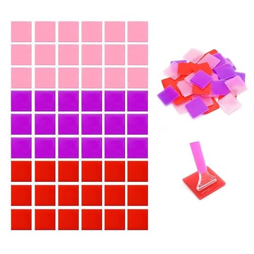 FEBSNOW 60 Piece Diamond Art Wax Pads Diamond Art Painting Glue Clay | Diamond Art Wax Pads, Multi Color, Wax Refills for Crafters, Diamond Art Painting Accessories and Tools - Image 1