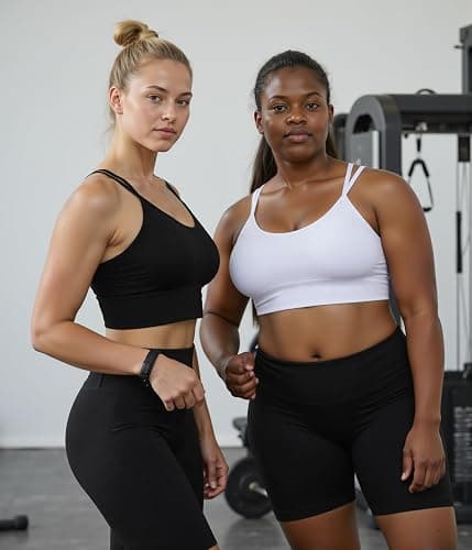Sykooria 3 Pack Strappy Sports Bra for Women Sexy Crisscross for Yoga Running Athletic Gym Workout Fitness Tank Tops thumbnail 7