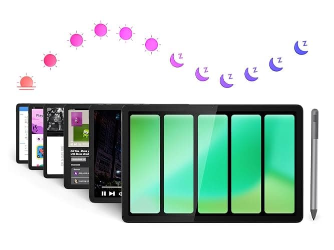 Lenovo Tab M11 - Tablette Tactile 11'' WUXGA (Processeur MediaTek Helio G88, 8Coeurs, 4 Go de RAM, eMMC 128 Go, Lenovo Tab Pen, Android 13, WiFi + Bluetooth) - Luna Gris thumbnail 5