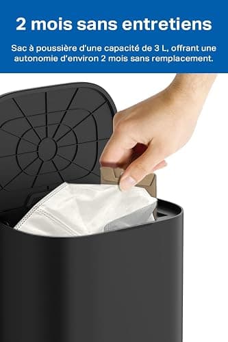 Tapo Aspirateur Robot Laveur 4 en 1 RV30Max Plus Vidage Automatique, Silencieux et Fin, Ultra puissante de 5300Pa, Navigation LiDAR, Auto-Charge Autonomie 150min, Tapis et Poils d'animaux thumbnail 8