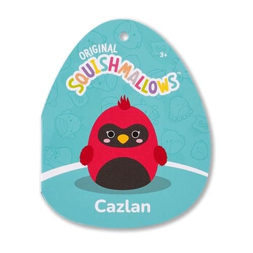 Squishmallows Original 8in Cazlan The Red Cardinal – Official Jazwares Plush (Little) thumbnail 7