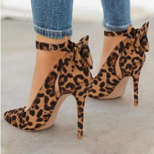 Donne a Punta Punta Tacchi Alti Donna Tacchi Sottili Signore Sexy Pompe da Donna Fibbia Cinturino Femminile Moda Bowknot Scarpe Size 37-40 thumbnail 2