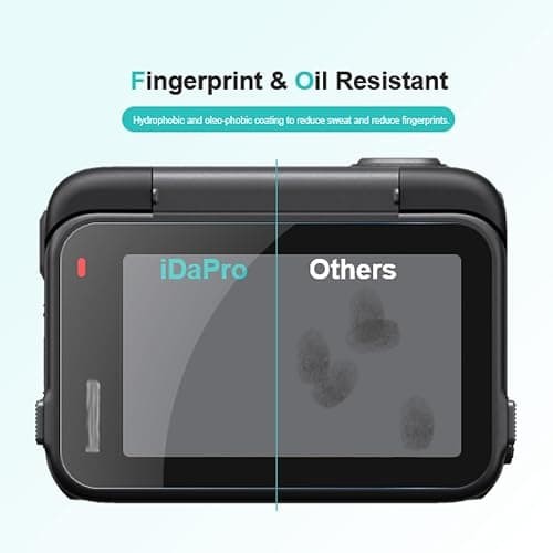 iDaPro [2 Pcs]Screen Protector for Insta360 Ace Pro 2+[2Pcs]Lens Protector for AcePro 2 Lens+[2Pcs]PET(Not Glass) for Insta 360 Ace Pro2 Front Screen,Tempered Glass,9H Hardness,Anti-Scrach,Anti-Bubble thumbnail 6