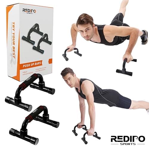 Push Up Bars Strength Training - Workout Stands With Ergonomic Push-up Bracket Board with Anti-Slip Sturdy Structure Portable for Home Fitness Training, Push Up Stands Handle for Floor Workouts thumbnail 5
