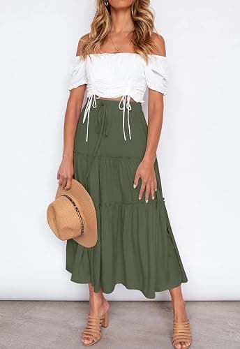 Ruffle Maxi Skirt thumbnail 2