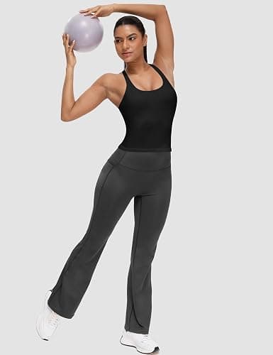 MathCat Seamless Workout Tank Top for Women with Built in Bra, Sleeveless Racerback Athletic Yoga Shirts Gym Tops thumbnail 5