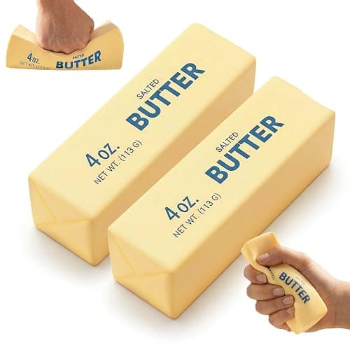 Zrpot Butter Squishy, Slow Rising Squishy, Stress Relief & Sensory Toys Squeeze Toy Soft Butter Squishy Toy Creative Gift for Office Desk & Classroom (1) thumbnail 8
