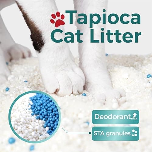 MOONFOREST Tapioca Cat Litter, Cassava Cat Litter Odor Control Dust-Free Clumping Litter thumbnail 4