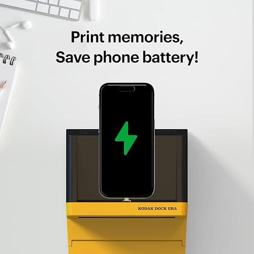 KODAK Dock ERA Plus 4PASS Instant Photo Printer (4x6) (Printer + 10 Sheets) thumbnail 7