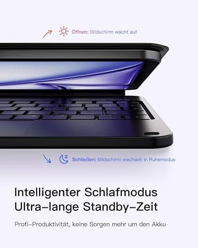 Inateck NeoMagic Magnetische Tastatur Hülle für iPad 10 Generation 10,9 Zoll,11 Generation 2025 A16 11 Zoll,Tastatur mit Touchpad, Freitragender Ständer, 7-Farbige Hintergrundbeleuchtung,KB09119 thumbnail 8