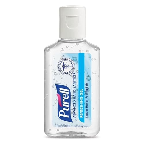 Purell Advanced Hand Sanitizer Refreshing Gel, 1 Fl Oz - Unscented - 1 Fl Oz (Pack of 1) - Image 1