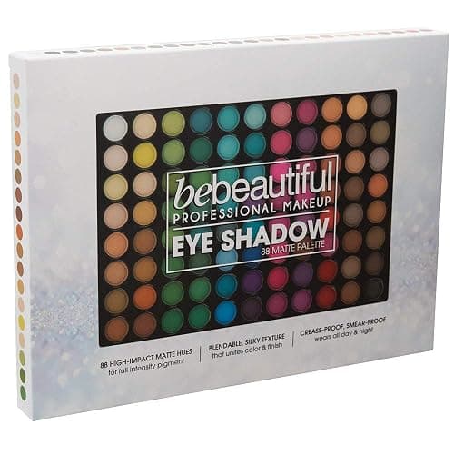 ForPro Professional Collection Bebeautiful Professional Makeup Eyeshadow with Applicators, 88-Color Palette, Matte thumbnail 5