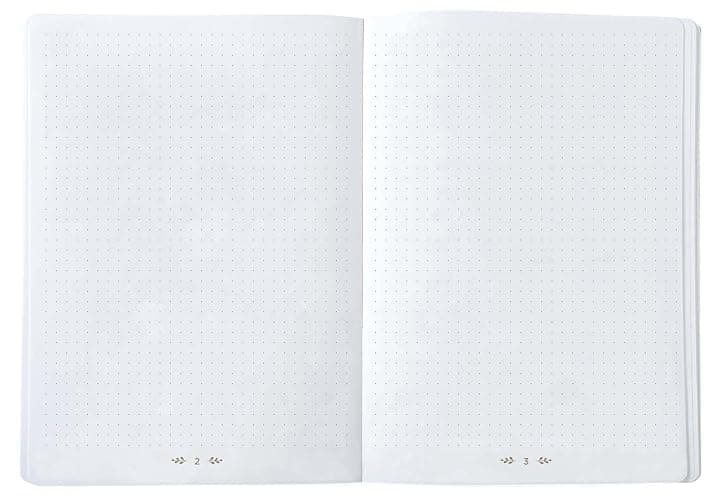 Quo Vadis - Carnet Bullet journal - Multilingue - Life Journal - Violet - Pages Points (dots) - 15x21 cm - Papier Clairefontaine blanc - Fabrication française thumbnail 4