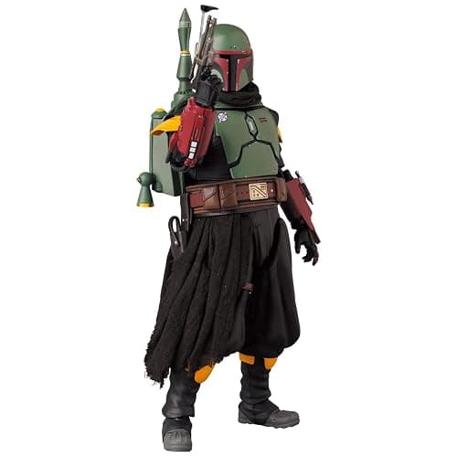 MAFEX No.201 Boba Fett (TM) Recovered Armor Action Figure Total Height Approx. 6.3 inches (160 mm), Non-Scale, Painted thumbnail 13