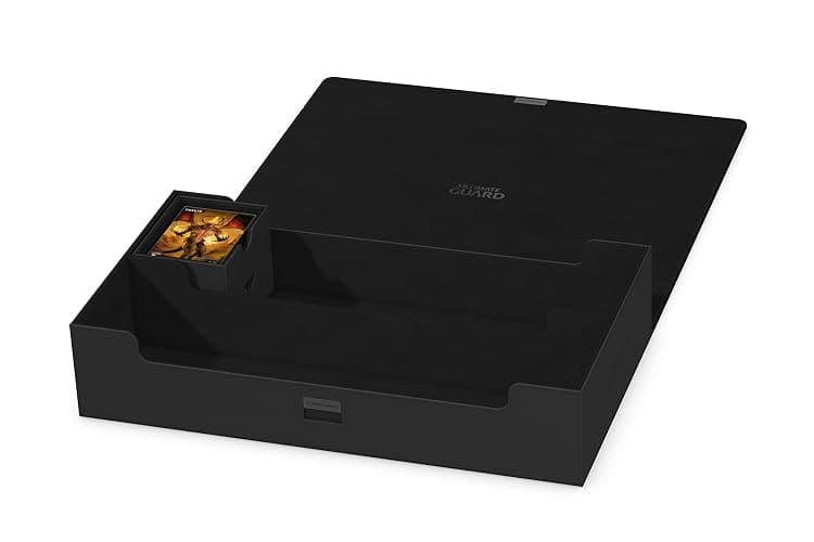 Ultimate Guard Omnihive 1000+, Deck Case for 1000 Double-Sleeved TCG Cards + 2 removable Trays, Black, Magnetic Closure & Microfiber Inner Lining thumbnail 3