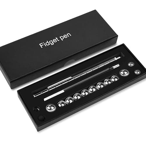 LARAH Black Fidget Pen Toy, Sensory Tool EDC Fidgeting Game for Adults, Cool Gadget Best for Stress and Anxiety Relief and Kill Time,Novelty Gifts for Teen and Adults thumbnail 5
