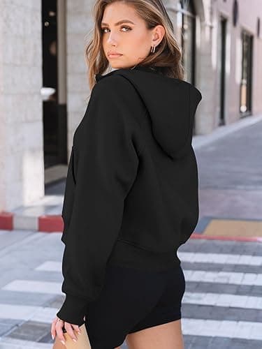 AUTOMET Womens Hoodies Fleece Fall Fashion Outfits Workout Sweatshirts Y2k Winter Zip Up Jackets Oversized Tops Clothes 2025 thumbnail 5