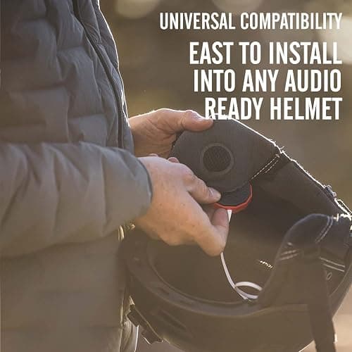 Outdoor Tech - Chips 3.0 Bluetooth Helmet Speakers - True Wireless Helmet Bluetooth Headphones for Skiing, Snowboarding, Mountain Biking, and Climbing thumbnail 5