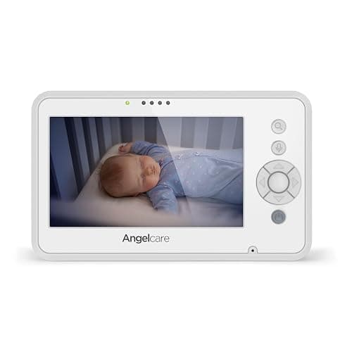 Angelcare - Babyphone Video avec Moniteur de mouvements AC25 - écran 4,3" & caméra HD - veilleuse & berceuses - Portée jusqu'à 150 mètres thumbnail 4