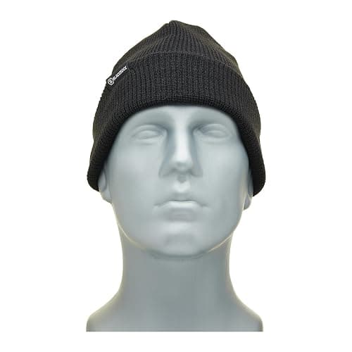 Blackrock Black Beanie Hat for Men and Women, Running, Lightweight, Skull Caps, Thermal Beanie, Winter Work Hat, Unisex - One Size thumbnail 4