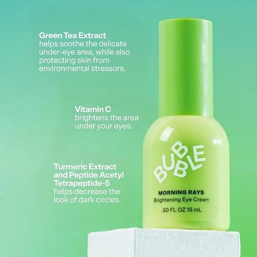 Bubble Skincare Hydrate & Brighten Trio - Soft Launch Hydrating Cleanser, Morning Rays Brightening Eye Cream, Power Wave Super Hydrating Moisturizer, Dry Skin Care Routine thumbnail 4