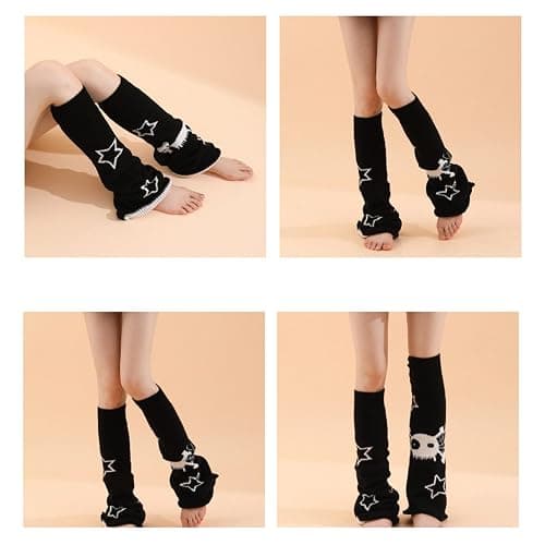 Leg Warmers for Women Winter Leg Warmers Y2k Cute Knit Long Socks for Girls thumbnail 8