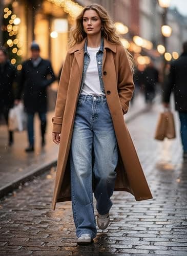 EMMIOL Women Wide Leg Jeans Mid-Low Waist Baggy Jeans Loose Boyfriends Jeans Y2K 90s Denim Pants thumbnail 5