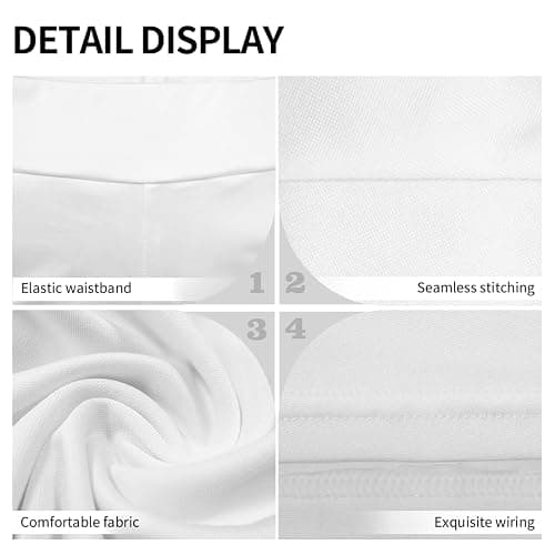 ELEDIZI High Waist Hip Lifting Bootcut Yoga Pants Tummy Control Bell Bottom Flared Yoga Leggings for Women Size XS-2XL thumbnail 6