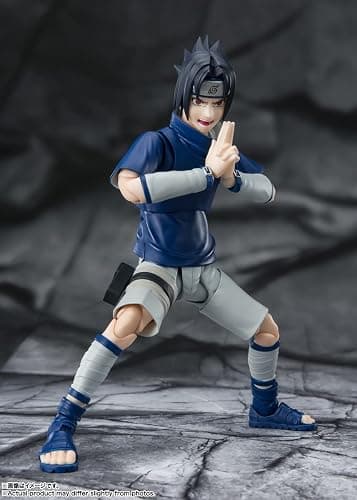 TAMASHII NATIONS - Naruto Shippuden - Sasuke Uchiha-Ninja Prodigy of The Uchiha Clan Bloodline, Bandai Spirits S.H.Figuarts Action Figure thumbnail 5