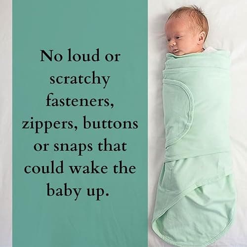 Miracle Blanket Swaddle Wrap – Help Your Newborn Sleep Longer – Soft & Secure Sleep Sack for Infants – Easy-to-Use Swaddling Blanket for a Calm Baby (Coral Hearts) thumbnail 7