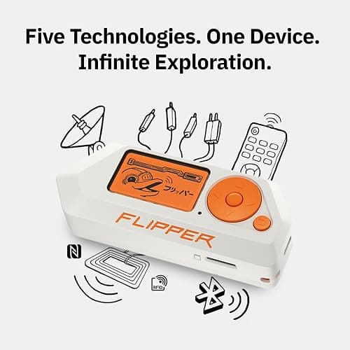 Flipper Zero - Portable Multi-Tool Device for Geeks - Fully Open-Source & Customizable - RFID + NFC Reader, Infrared Remote and Wireless Signal Explorer for Curious Minds thumbnail 2