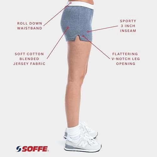 Soffe Shorts - Grey Heather (2 Pack) thumbnail 4