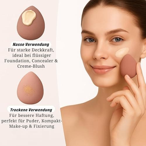 56-teiliges Make-up Pinselset mit Schwämmen, Stirnband & Tasche – Profi-Qualität thumbnail 5