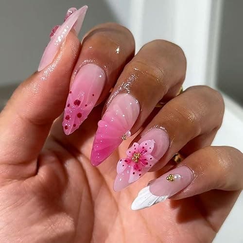 2 Pack 3D Floral Nail Art Silicone Molds, Hibiscus Flower Design Template for Resin Manicure, DIY Nail Decoration Supplies thumbnail 5