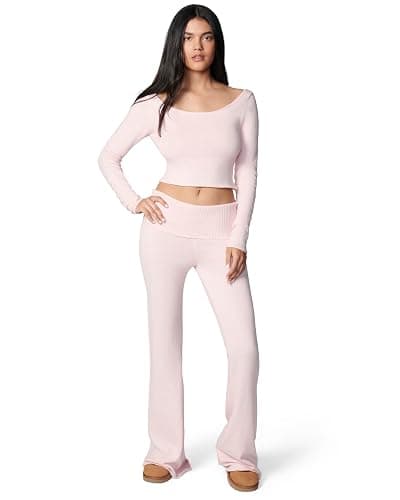 Florence by Mills Women's Barre Collection Foldover Wide Leg Pant thumbnail 2