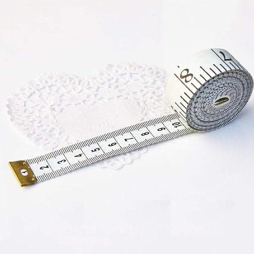GDMINLO Soft Tape Measure Double Scale Body Sewing Flexible Tailor Craft Vinyl Ruler for Weight Loss Medical Body Measurement, Has Centimetre Scale on Reverse Side 60-inch（White） thumbnail 7