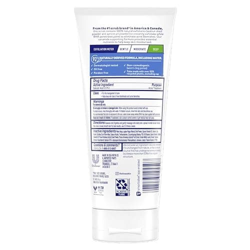 St. Ives Acne Control Face Scrub Deeply Exfoliates and Prevents Acne for Smooth, Glowing Skin Apricot Made with Oil-Free Salicylic Acid Acne Medication, Made with 100% Natural Exfoliants 6 oz - White - 6 Ounce (Pack of 1) thumbnail 2
