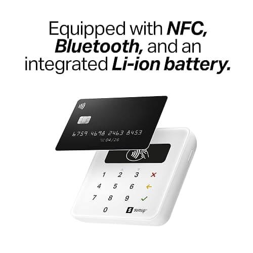 SumUp Plus Card Reader, Bluetooth - NFC RFID Credit Card Reader for Smartphone thumbnail 2