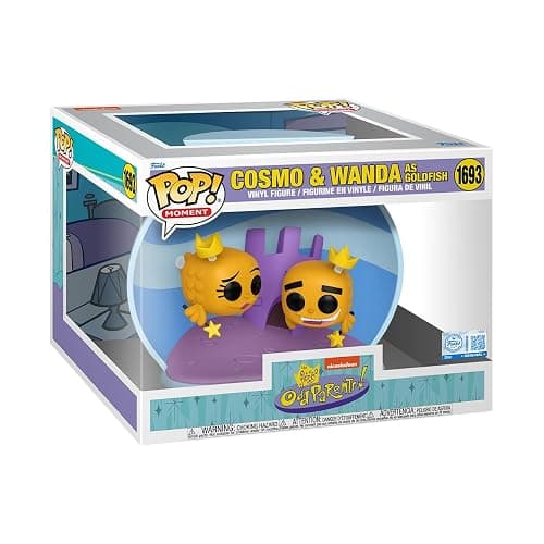 Funko Pop Moment: Fairly Odd Parents - Cosmo and Wanda as Goldfish - Amazon Exclusive - Collectable Vinyl Figure - Gift Idea - Official Merchandise - Toys for Kids & Adults - Image 1