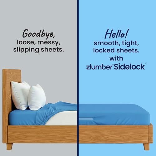 Zlumber Sidelock Bed Sheet Holder, Side Sheet Holder for Fitted Sheets, Helps Secure Loose Sheets on Mattress Sides thumbnail 5