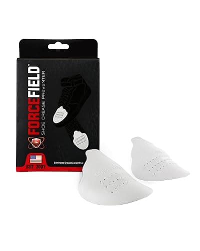 FORCEFIELD Shoe Crease Preventer - Foam Crease Protector for Shoes & Boots - Fits Inside Toe Box, Prevents Creasing - Adhesive Strips for Secure Fit - Fits Kids Size 4-7, Women’s 5-12, Men’s 8+ - Image 1