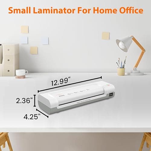 VidaTeco Laminator Machine 9-inch Thermal Laminator with Laminating Sheets 20 pcs,Laminating Machine with 2-Min Faster Preheat,Small Personal Lamination with Patented Roller for Teacher,Home thumbnail 2