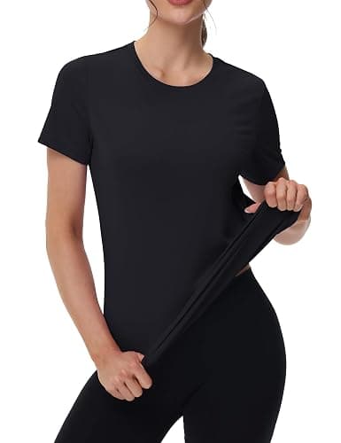 MAGCOMSEN Women's Short Sleeve T-Shirts UPF 50+ Sun Protection Quick Dry Athletic Running Workout Rash Guard Tops thumbnail 2